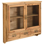 HÄNGEVITRINE  in massiv Tanne Naturfarben  - Messingfarben/Naturfarben, LIFESTYLE, Glas/Holz (64,5/61,5/17,5cm) - Landscape