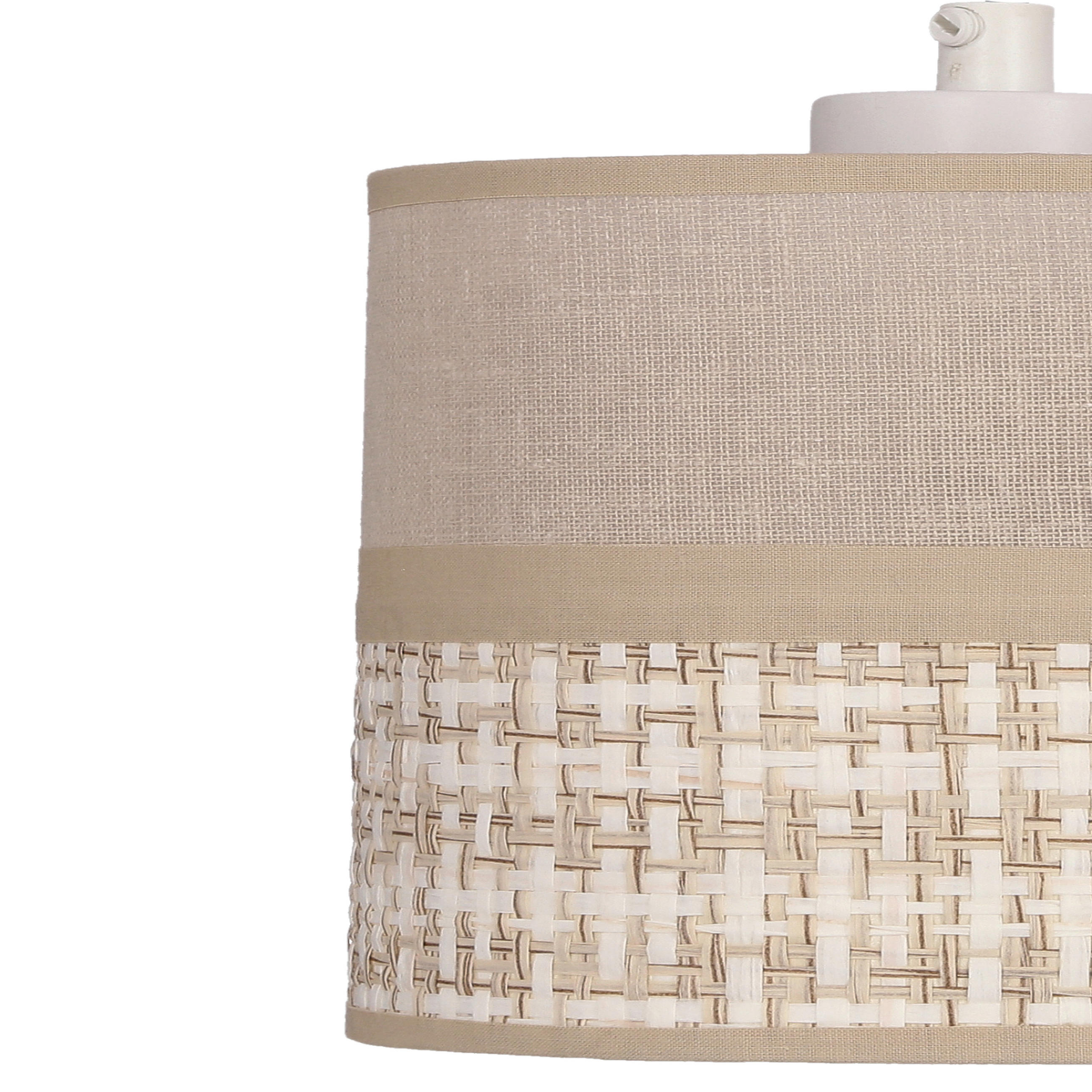 HÄNGLAMPA Izotto 64/15 cm  - vit/beige, Basics, metall/plast (64/15cm)