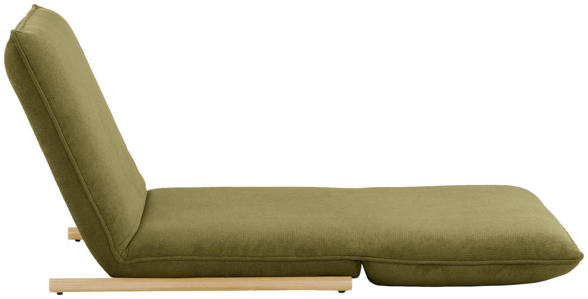 SESSEL in Samt Grün, Nussbaumfarben  - Nussbaumfarben/Grün, Design, Textil/Metall (93/97/80cm) - MID.YOU