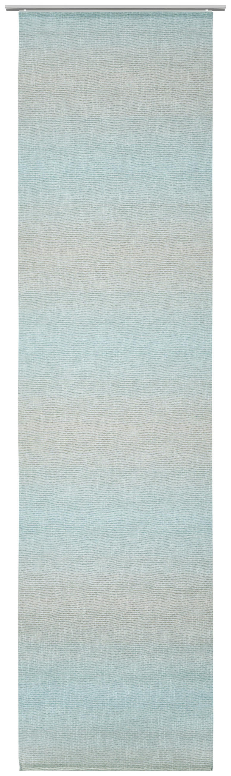 FLÄCHENVORHANG   halbtransparent  60/255 cm   - Petrol, Design, Textil (60/255cm) - Novel