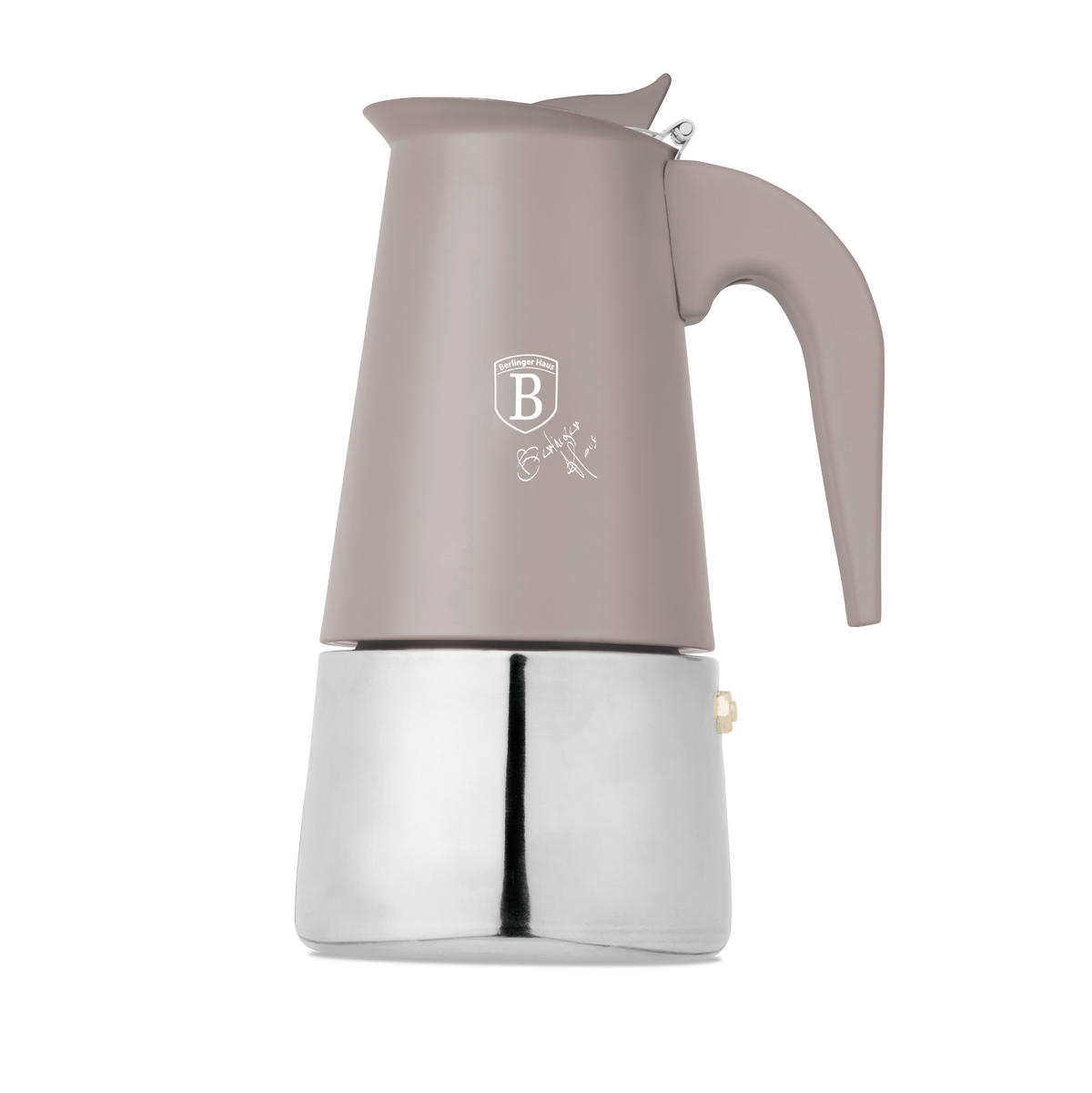 KÁVÉKÉSZÍTŐ - nemesacélszínű/taupe, Basics (0,659kg) - Berlinger Haus