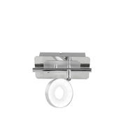 LED-STRAHLER Inele 17,5/9/18,5 cm   - Chromfarben/Alufarben, Trend, Metall (17,5/9/18,5cm) - Novel