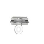 LED-STRAHLER 17,5/9/18,5 cm   - Chromfarben/Alufarben, Trend, Metall (17,5/9/18,5cm) - Novel