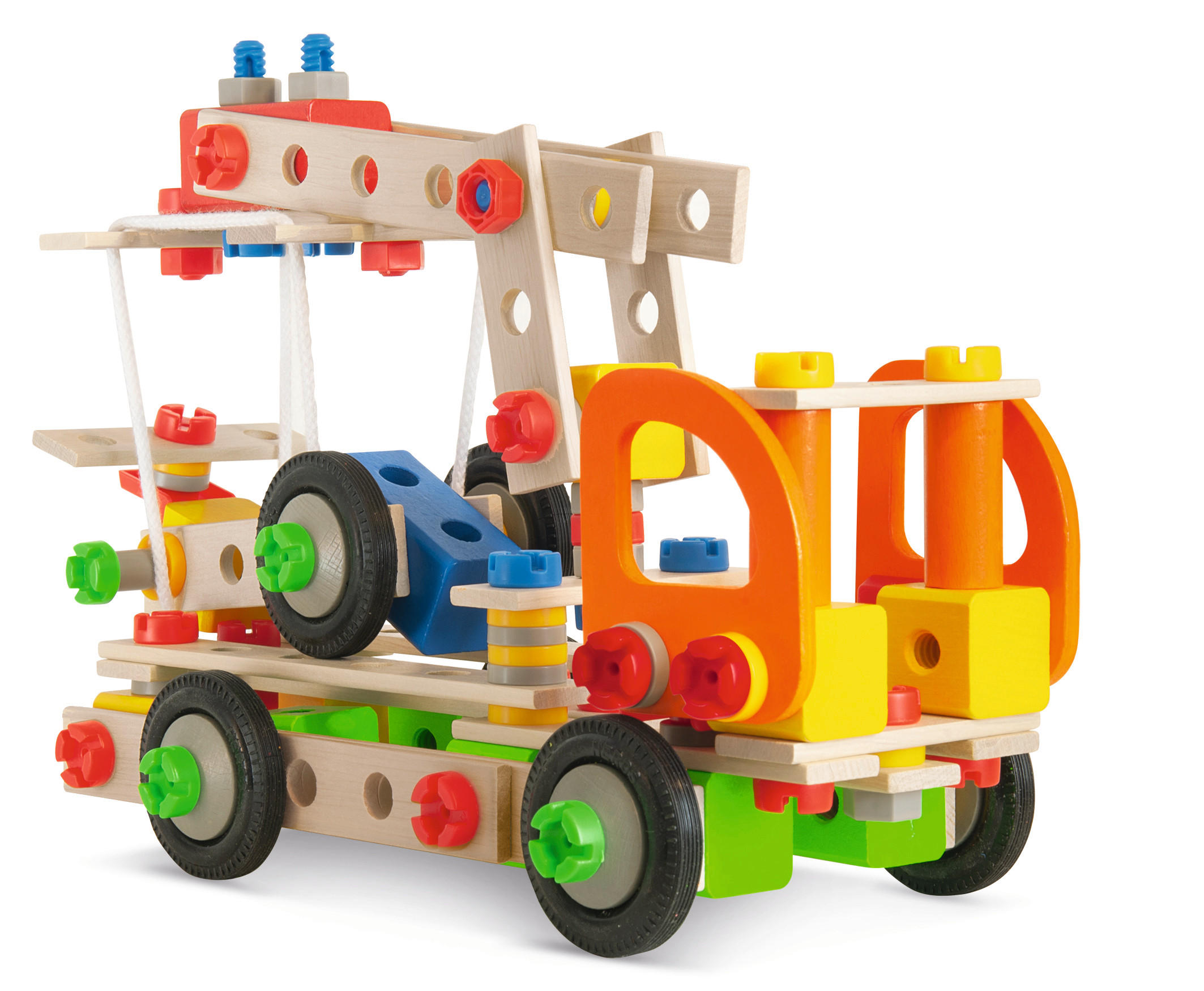 KONSTRUKTIONSSPIELZEUG - Multicolor, Basics, Holz/Kunststoff (39/10,50/25cm) - Eichhorn