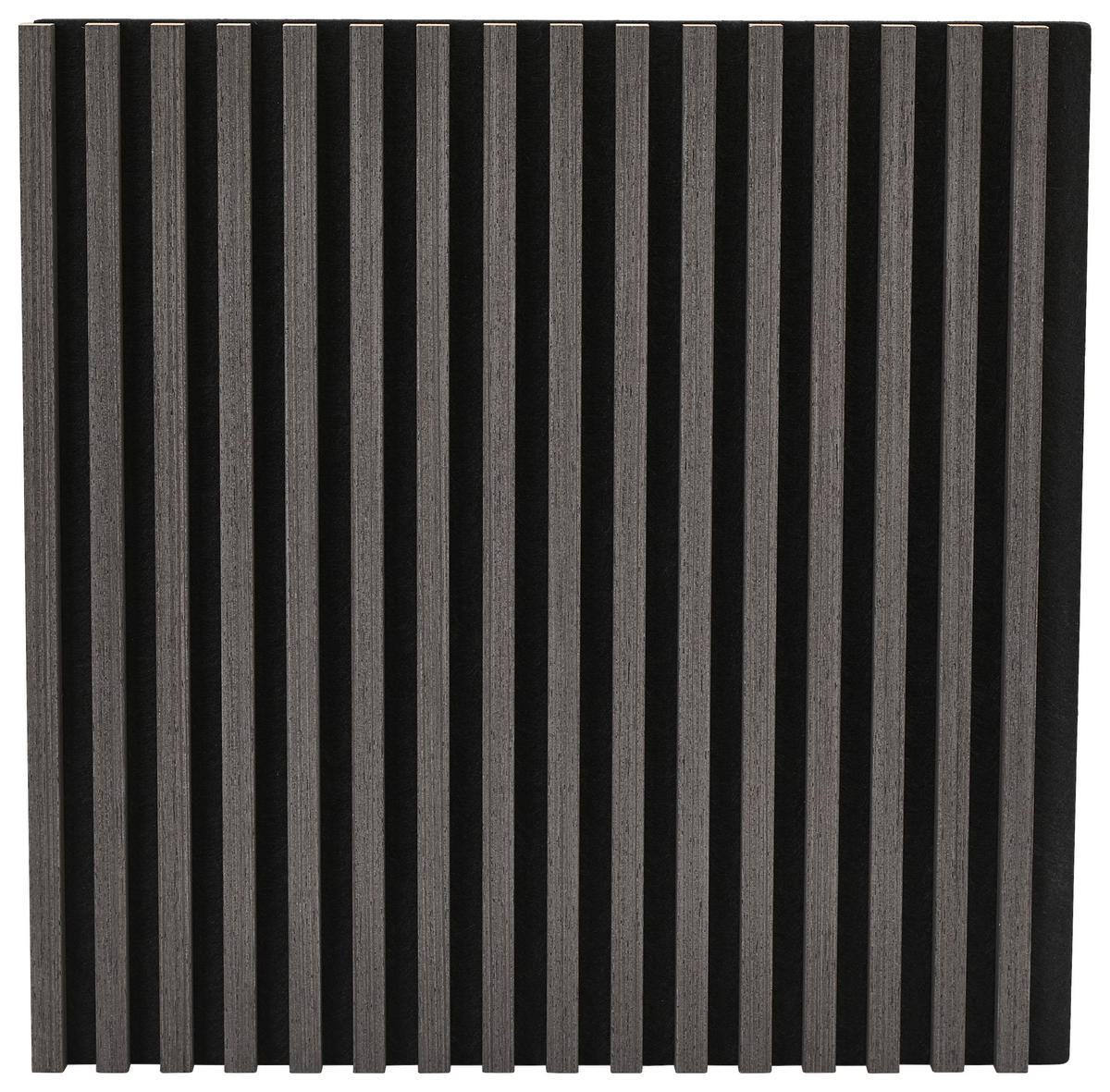 WANDPANEEL Schwarz  - Schwarz, Design, Holzwerkstoff/Kunststoff (41/41/2,1cm) - Livetastic
