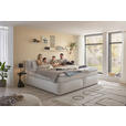 FAMILIENBOXSPRINGBETT - Silberfarben/Schwarz, LIFESTYLE, Kunststoff/Textil (240/200cm) - Esposa