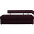 LIEGE in Textil Beere - Beere/Dunkelbraun, Design, Holz/Textil (203/78/95cm) - Joka LIEGE in Textil Beere - Beere/Dunkelbraun, Design, Holz/Textil (203/78/95cm) - Joka