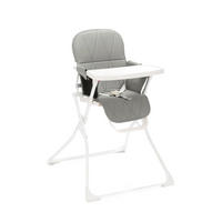 STOLČEK ZA HRANJENJE  Tom    76/58/95 cm       siva  - siva, Basics, kovina/tekstil (76/58/95cm) - Fillikid