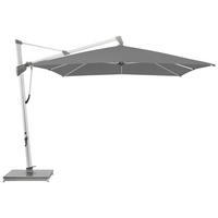 AMPELSCHIRM  300/300 cm  - Alufarben/Grau, KONVENTIONELL, Textil/Metall (300/300cm) - Glatz