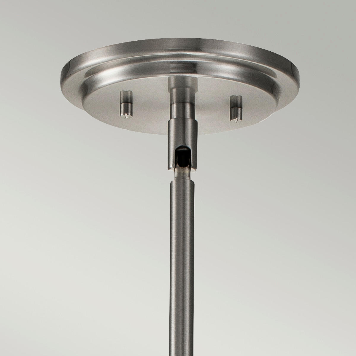HÄNGELEUCHTE 28.9/50.3 cm    - Nickelfarben, Design, Glas/Metall (28.9/50.3cm) - Elstead Lighting