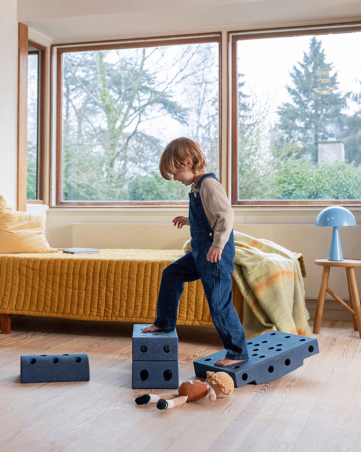 KONSTRUKCIJSKA IGRAČKA   - tamno plava/svijetlo plava, Basics, plastika (21/41/71cm) - MODU