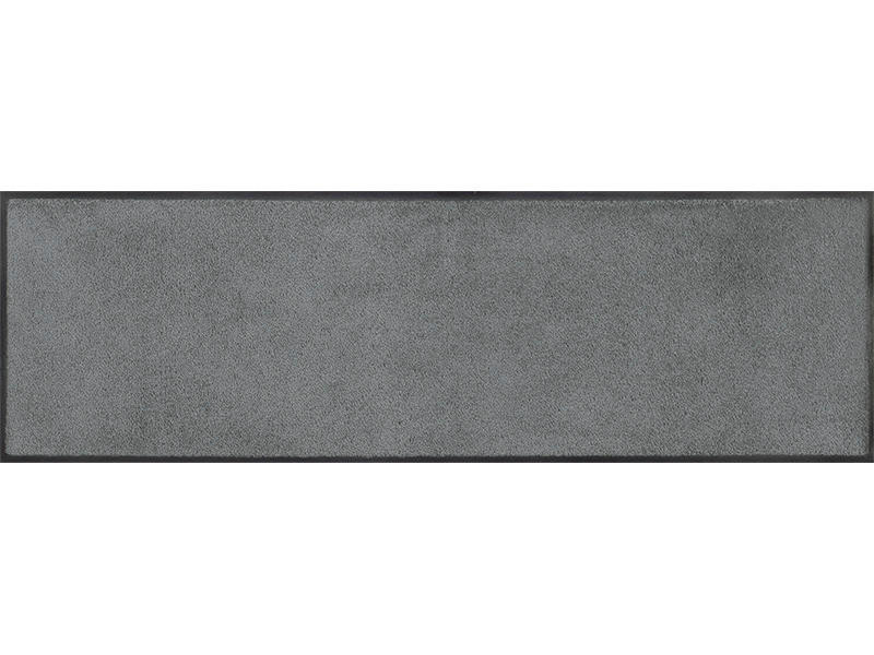 wash+dry FUßMATTE Smokey Mount Grau 35x120 cm