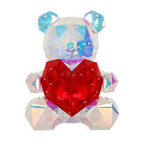 LED-DEKOLEUCHTE - Klar/Rot, Trend, Kunststoff (23/19/30cm) - Globo