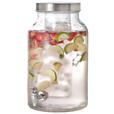 GETRÄNKESPENDER - Edelstahlfarben/Transparent, Basics, Glas/Kunststoff (5,6l) - Novel