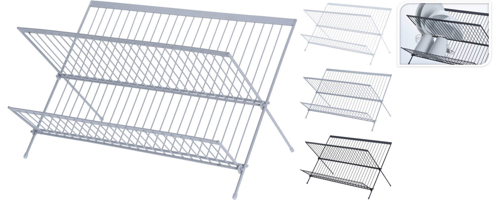 ODKAPÁVACÍ PODLOŽKA NA NÁDOBÍ - Basics, kov (3.5/45/36cm)