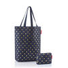 SCHULTERTASCHE  - Blau/Goldfarben, Basics, Kunststoff/Textil (47/44/17cm) - Reisenthel
