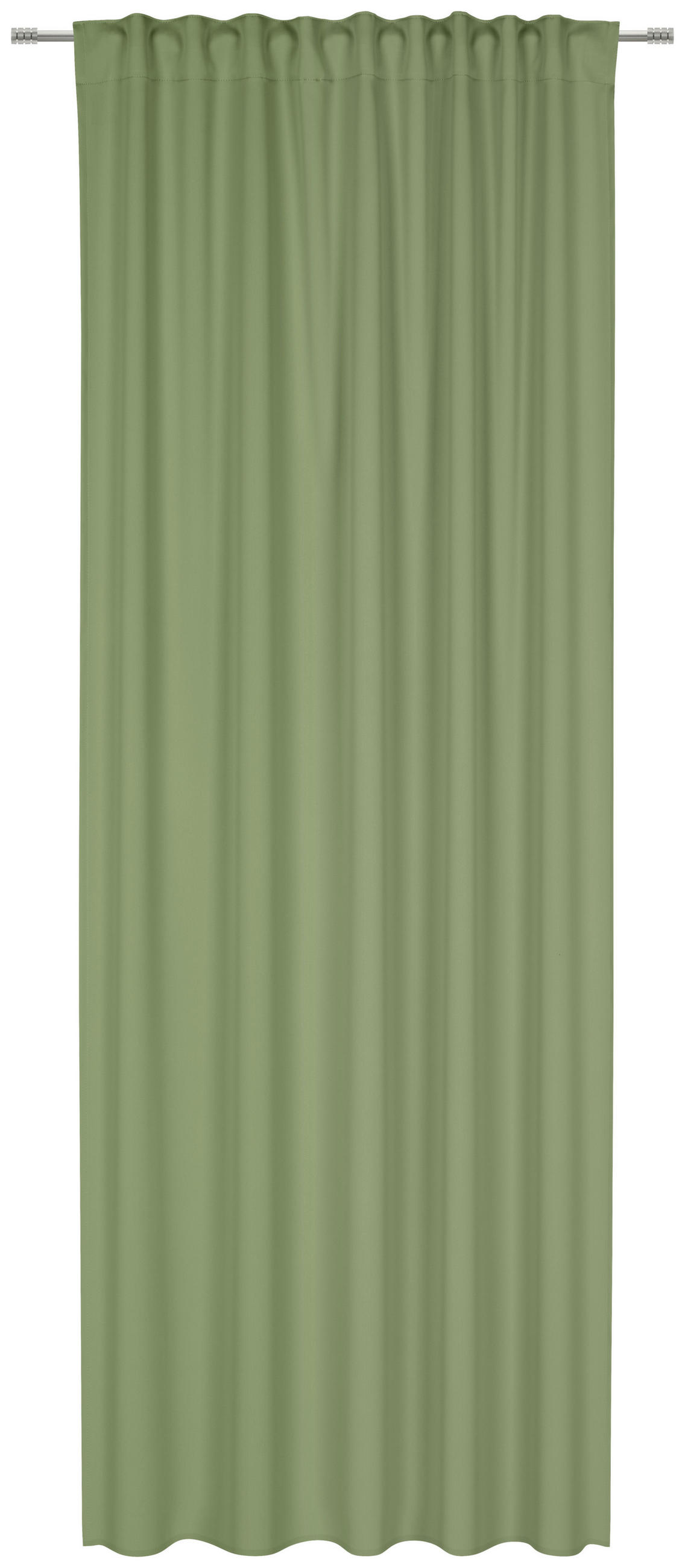 HOTOVÝ ZÁVĚS, zatemnění, 135/245 cm - zelená, Basics, textil (135/245cm) - Esposa