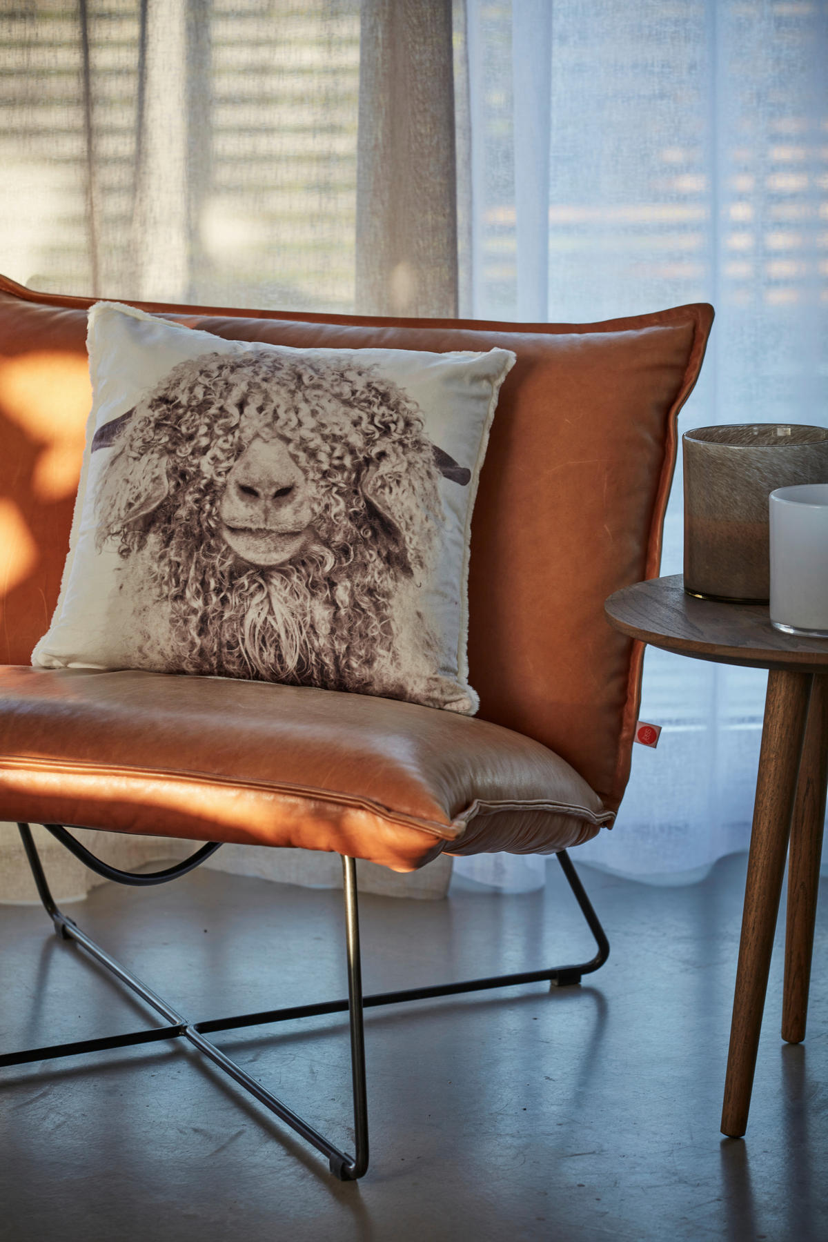 PRYDNADSKUDDE   45/45/8 cm  - vit, Basics, textil (45/45/8cm)