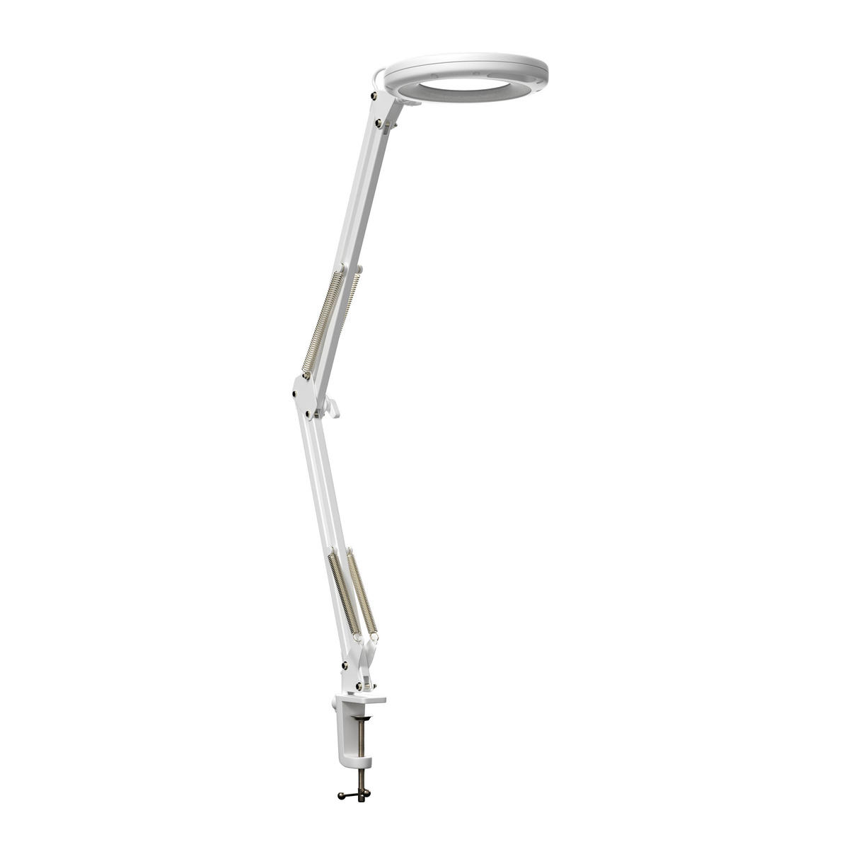 Lampă De Birou 60/15,8/33 cm    - alb, Basics, plastic/metal (60/15,8/33cm) - Novel