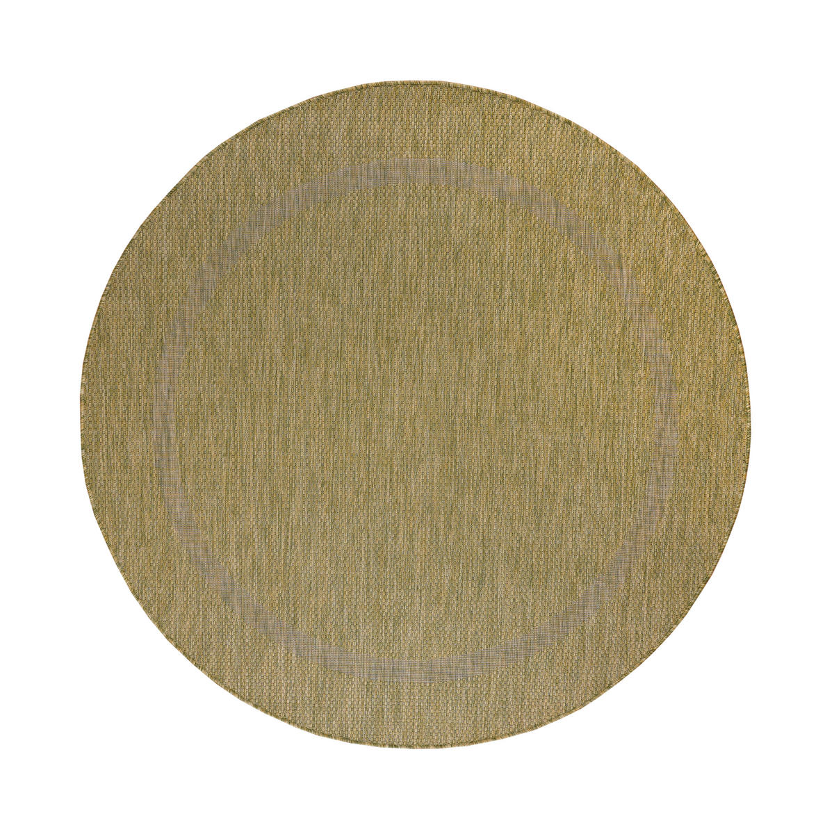 FLATVÄVD MATTA 120/120 cm Relax  - grön, Basics, textil (120/120cm) - Novel
