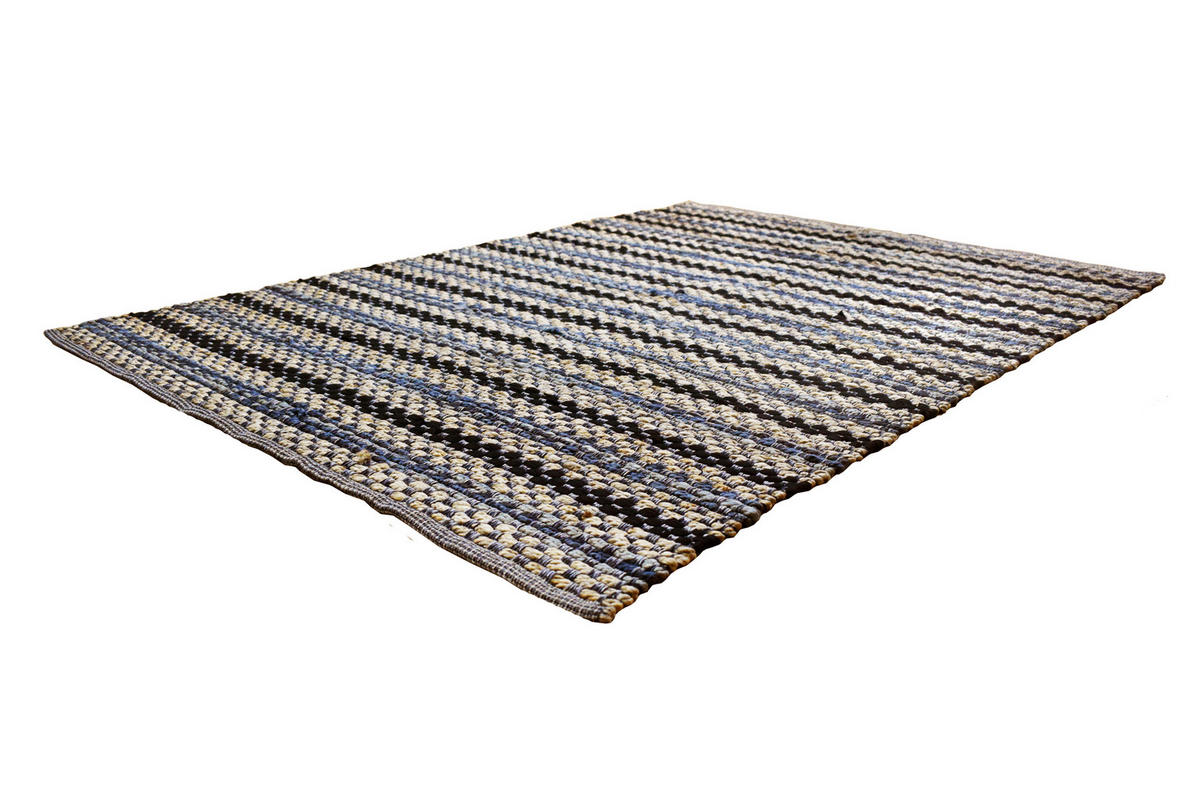 JUTETEPPICH 160/230 cm Multicolor, Grau  - Multicolor/Grau, Basics, Textil (160/230cm) - Linea Natura