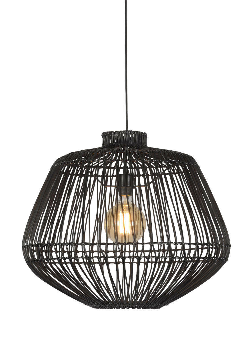 HÄNGELEUCHTE GOOD&MOJO 60/50 cm  - Schwarz, Trend (60/50cm) - Good & Mojo