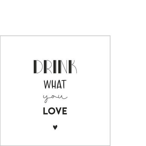 SERVIETTE  12,5/12,5 cm   - Multicolor, Basics, Papier (12,5/12,5cm) - PPD