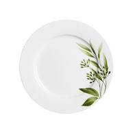 LAPOSTÁNYÉR 24 cm  - fehér/zöld, Konventionell, kerámia (24cm) - Ritzenhoff Breker