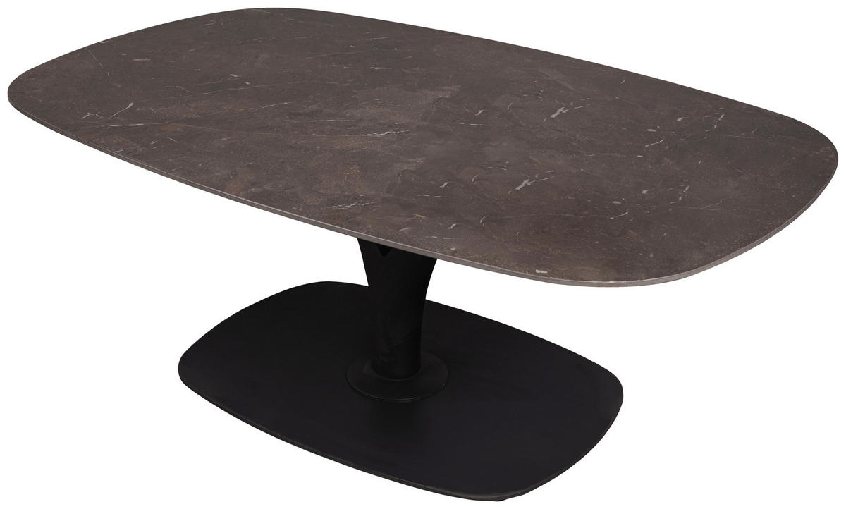 COUCHTISCH 115/70/42 cm Anthrazit, Dunkelbraun  - Anthrazit/Dunkelbraun, Design, Keramik/Metall (115/70/42cm) - Dieter Knoll