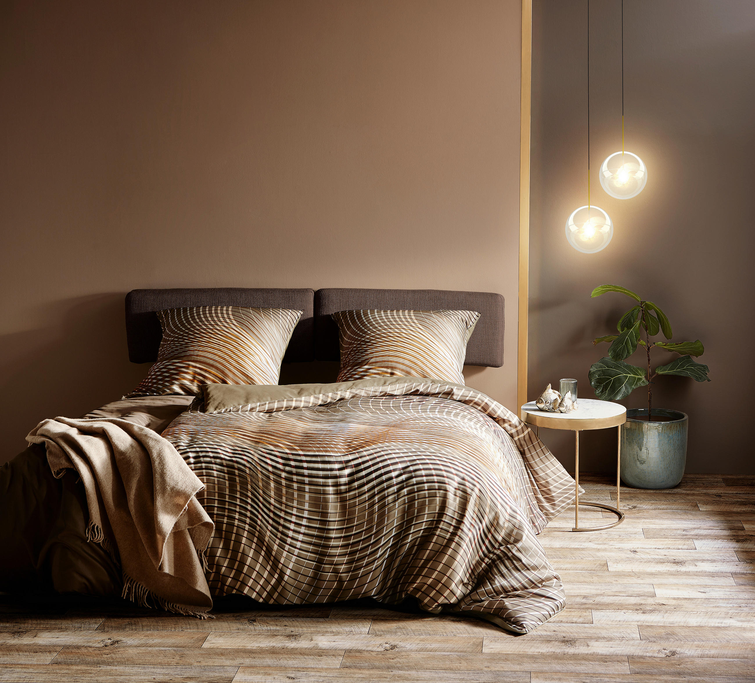 BETTWÄSCHE Bed Art S Satin 155/220 cm  - Beige, Design, Textil (155/220cm) - Fleuresse