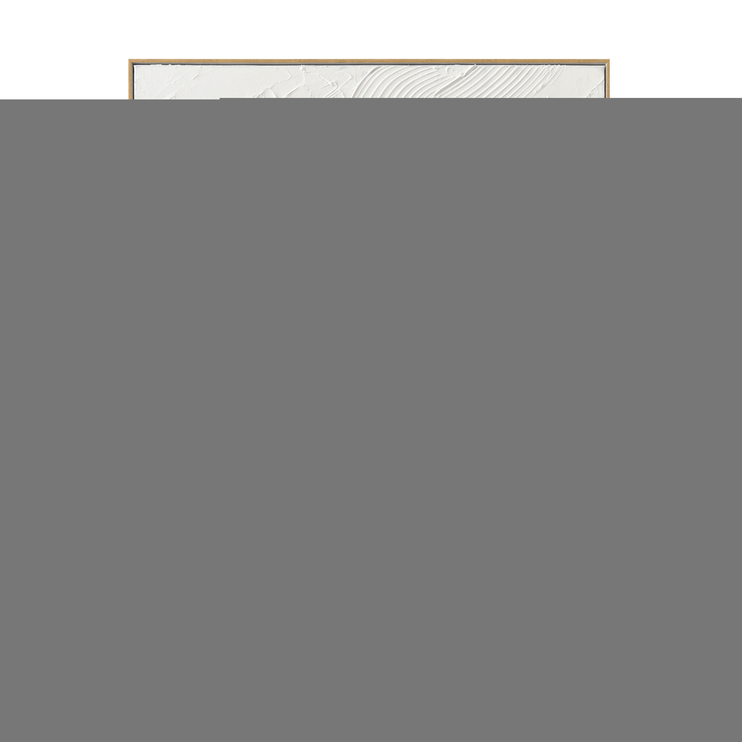 OLAJFESTMÉNY 90/120 cm  - bézs/fehér, Design, műanyag/textil (90/120cm) - Monee