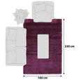 HOCHFLORTEPPICH 160/230 cm Fashion Shaggy Flieder  - Flieder, Basics, Textil (160/230cm) - Novel