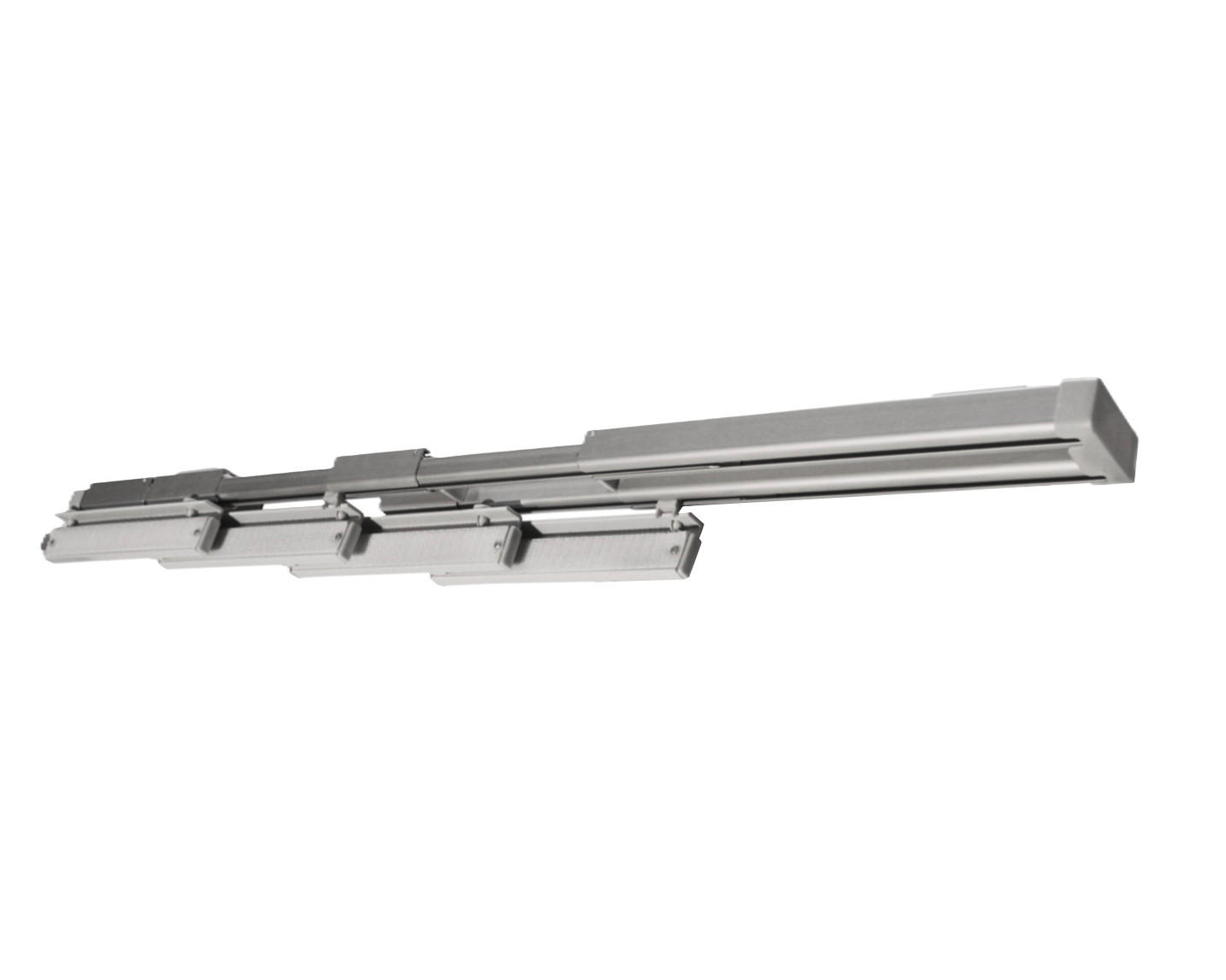 VODILICA ZA PANEL ZAVJESU boje aluminija metal - boje aluminija, Basics, metal (140/6cm)