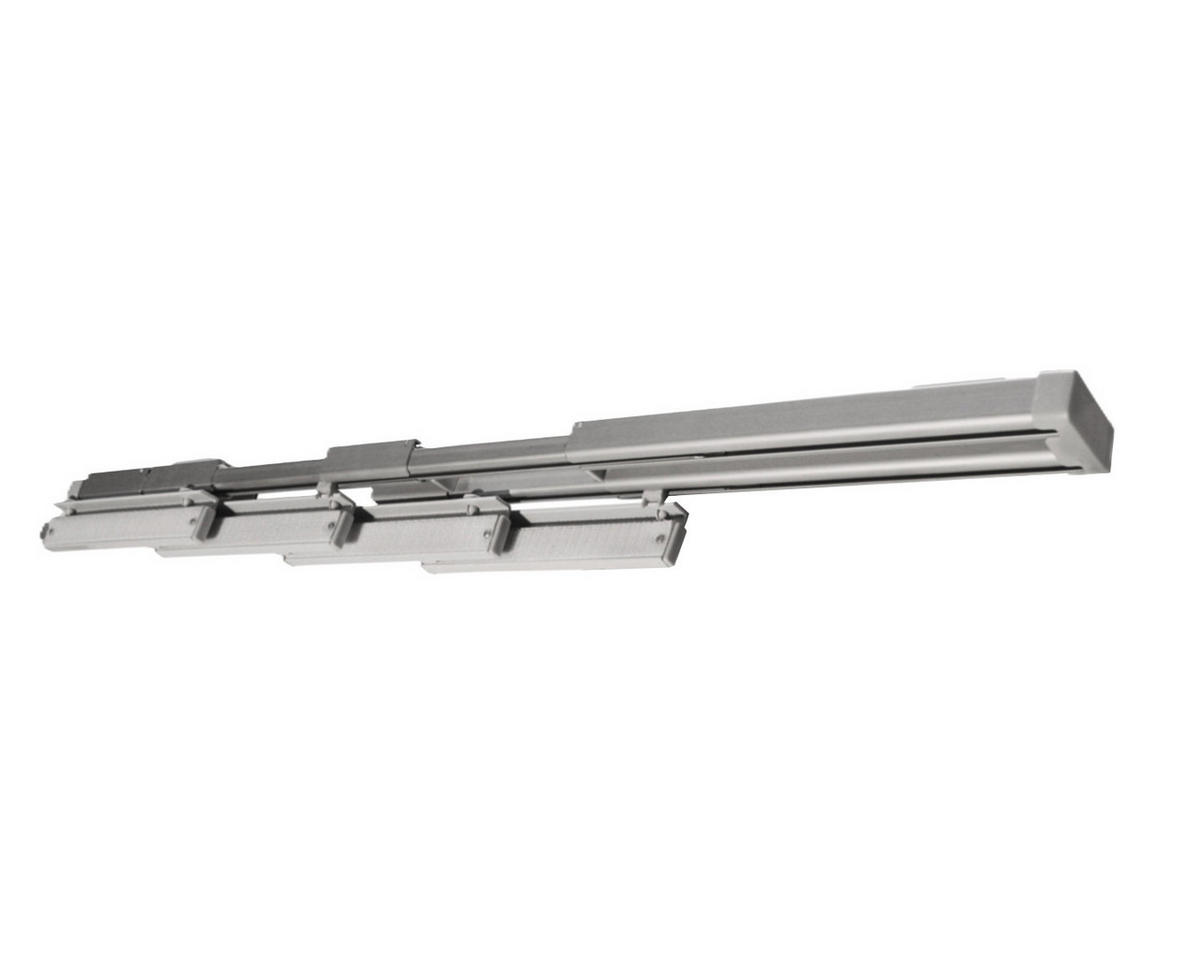 VODILICA ZA PANEL ZAVJESU boje aluminija metal - boje aluminija, Basics, metal (140/6cm)
