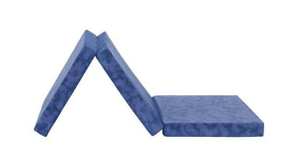 Faltmatratze Billy 80x190cm H2 - Blau, Textil (80/190cm) - Primatex