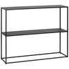 KONSOLENTISCH in Metall   100/79/29 cm  - Schwarz, MODERN, Metall (100/79/29cm) - PBJ