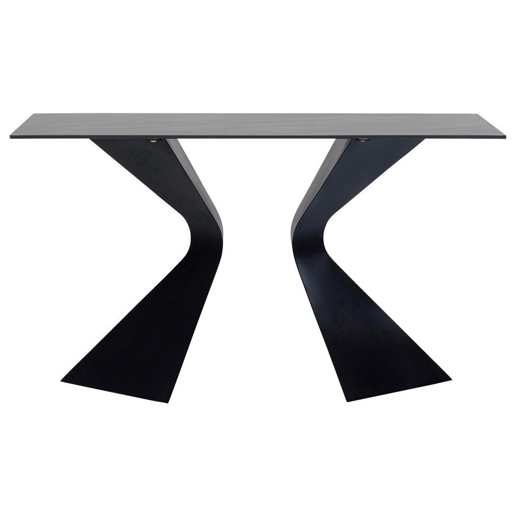 Thumbnail - Kare-Design Konsolentisch, Schwarz, Metall, Keramik, rechteckig, eckig, 45x81x140 cm, Wohnzimmer, Wohnzimmertische, Kons...