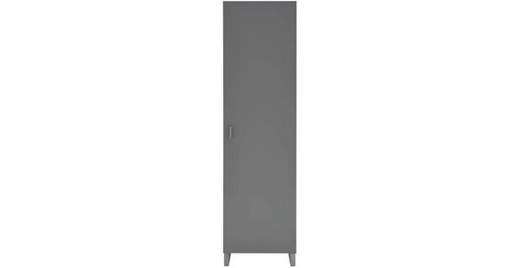 GARDEROBENSCHRANK 52/192/36 cm  - Grau, Design, Holzwerkstoff/Metall (52/192/36cm) - Dieter Knoll