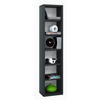 CD-REGAL Schwarz  - Schwarz, Basics, Holzwerkstoff (21/97,4/20cm) - MID.YOU