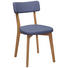 STUHL in Holz, Textil Blau, Eichefarben - Blau/Eichefarben, Design, Holz/Textil (44/82/55cm) - Carryhome STUHL in Holz, Textil Blau, Eichefarben - Blau/Eichefarben, Design, Holz/Textil (44/82/55cm) - Carryhome