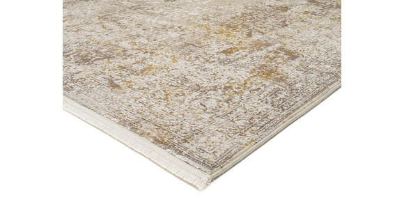 VINTAGE-TEPPICH 67/130 cm Avignon Goldfarben, Beige - Beige/Goldfarben, Design, Textil (67/130cm) - Dieter Knoll