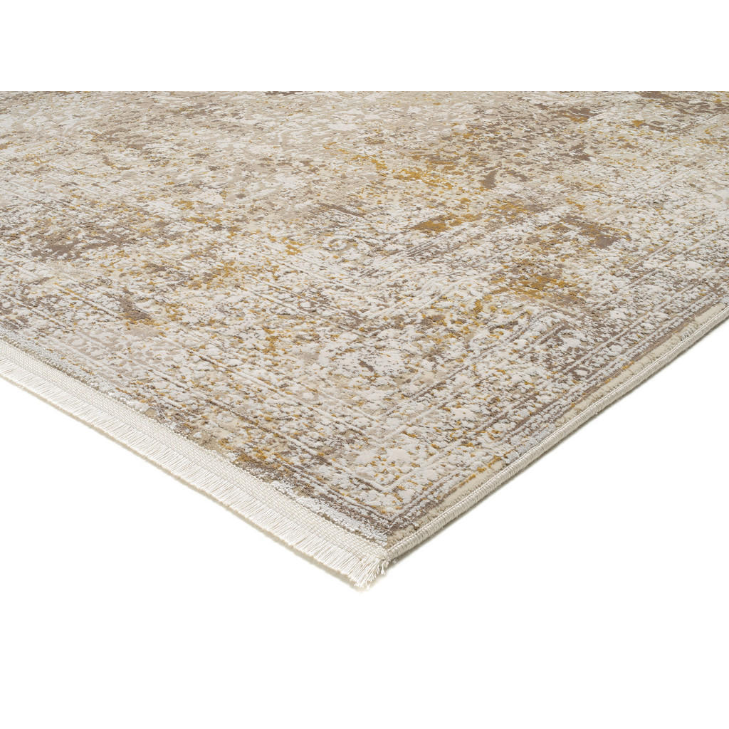 Thumbnail - Dieter Knoll Vintage-Teppich Avignon, Gold, Beige, Textil, Abstraktes, rechteckig, 200x290 cm, Care & Fair, für Fußboden...