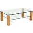 COUCHTISCH in Holz, Glas 120/70/42,5 cm - Eichefarben, KONVENTIONELL, Glas/Holz (120/70/42,5cm) COUCHTISCH in Holz, Glas 120/70/42,5 cm - Eichefarben, KONVENTIONELL, Glas/Holz (120/70/42,5cm)