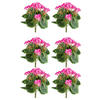 KUNSTPFLANZE Geranie 24 cm  - Pink/Grün, Design, Kunststoff (24cm) - P & B