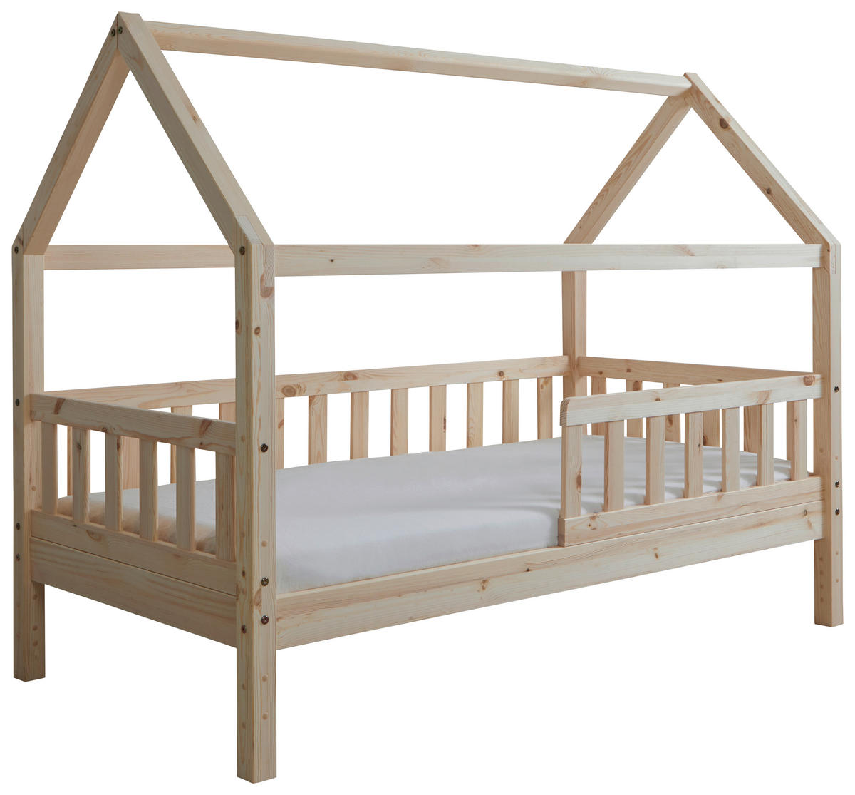 HAUSBETT 80/160 cm Naturfarben  - Naturfarben, Modern, Holz (80/160cm) - MID.YOU
