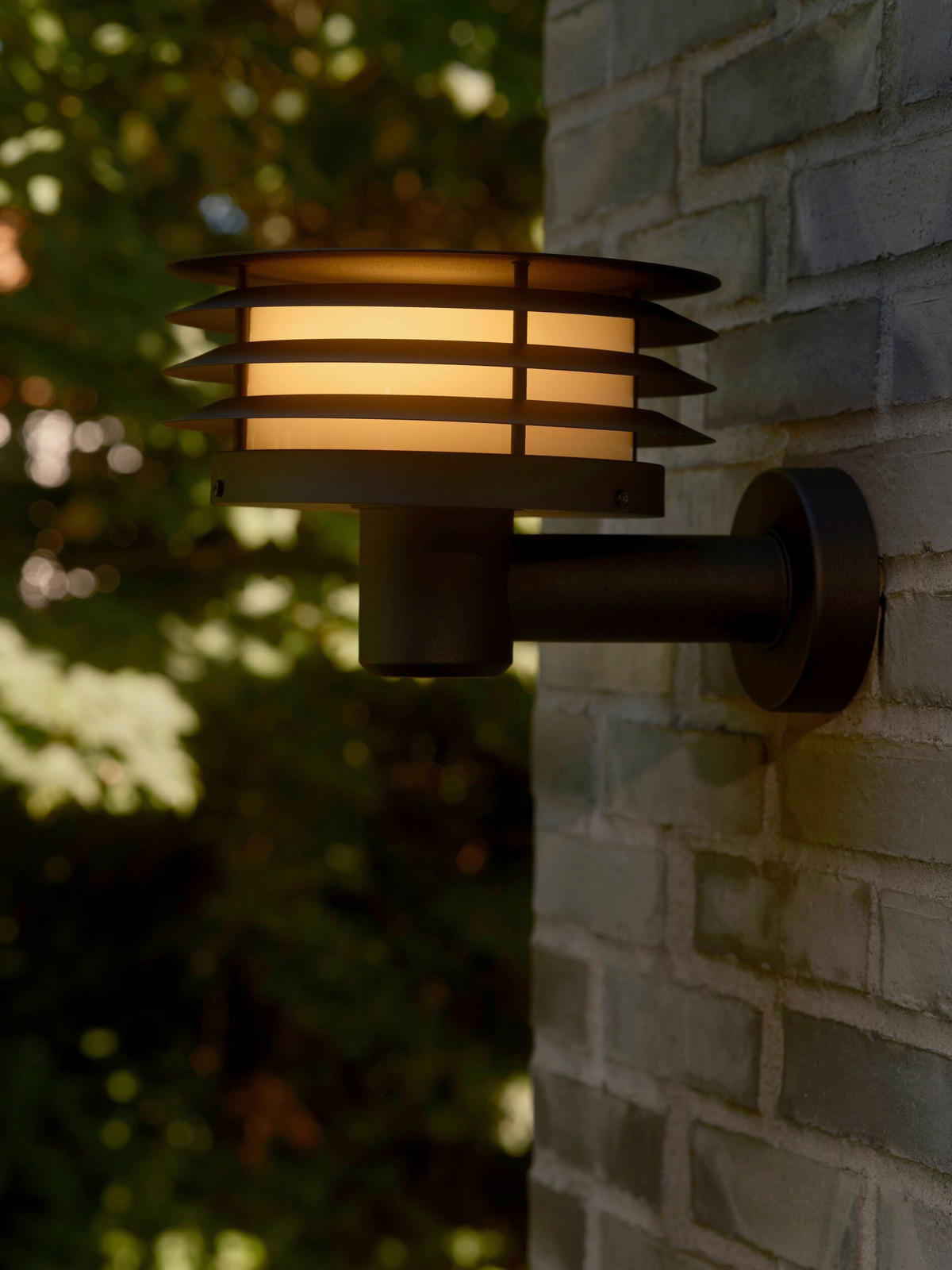 AUßENWANDLEUCHTE Cirella 25/19,5 cm  - Schwarz, KONVENTIONELL, Metall (25/19,5cm) - Nordlux