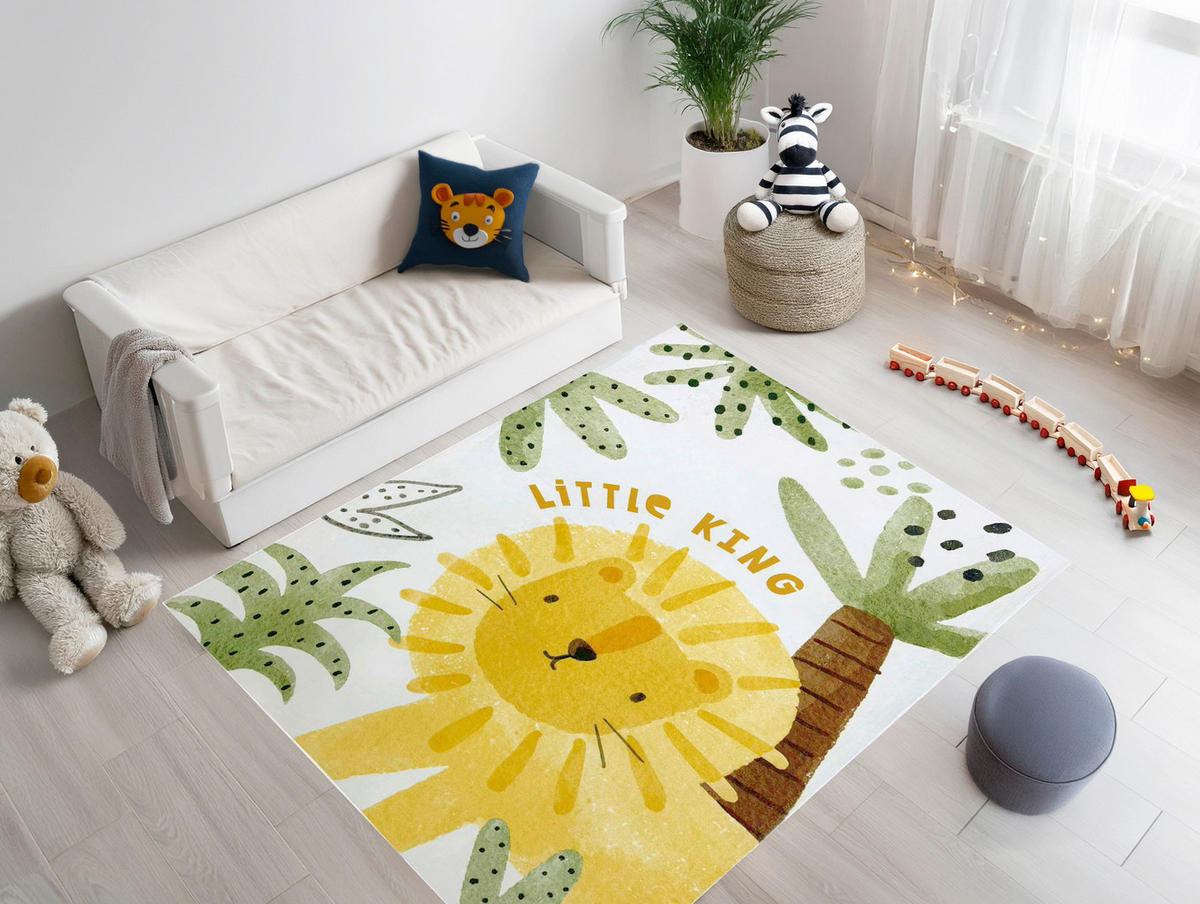 FLACHWEBETEPPICH 115/160 cm Gelb  - Gelb, Basics, Textil (115/160cm) - Kayoom