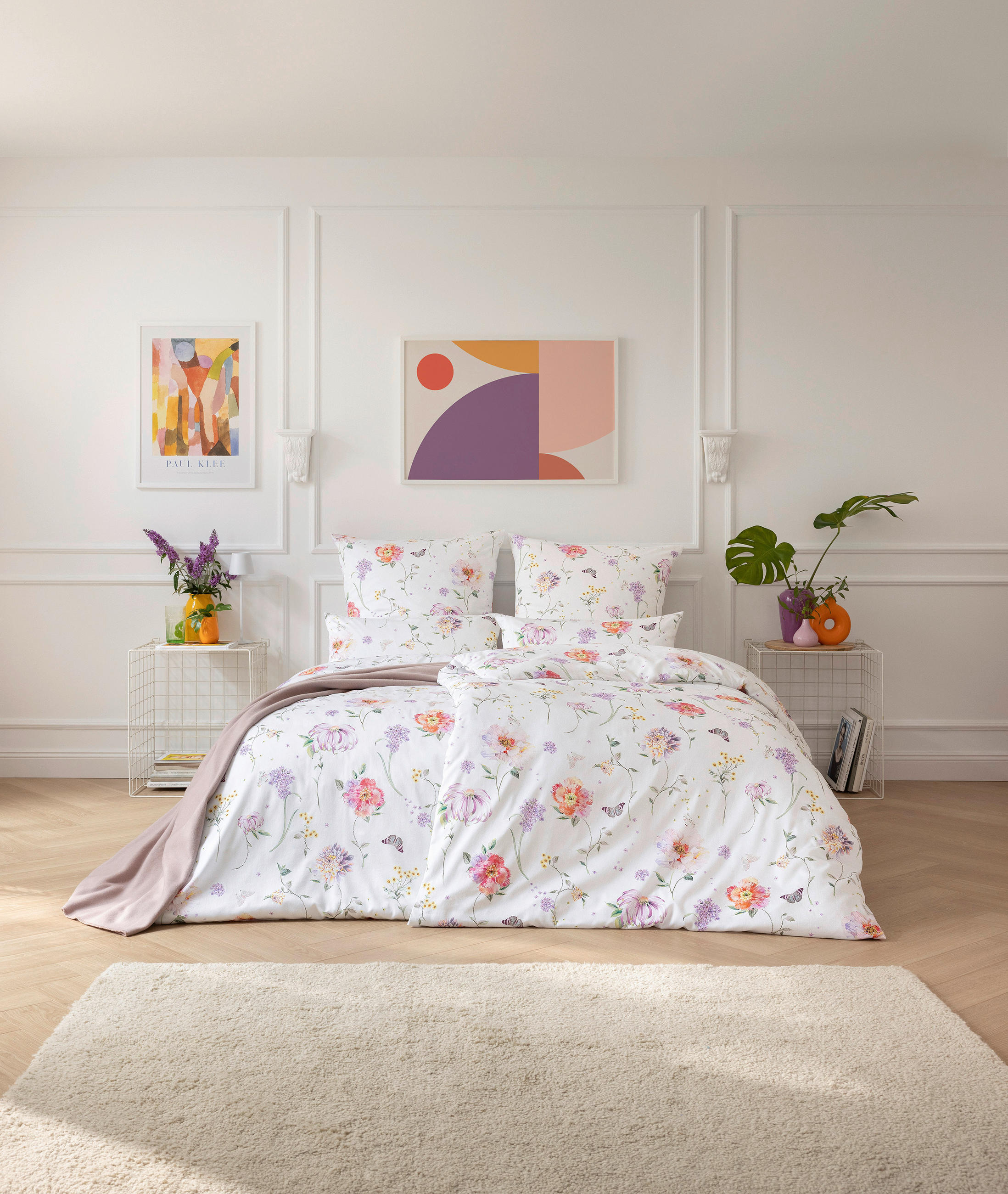 POSTELJNINA Luxury 140/200 cm saten večbarvno  - večbarvno, Konvencionalno, tekstil (140/200cm) - Estella