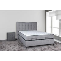 POSTELJA Z VZMETNICO   x  , les, kovina  - Moderno, kovina/les (180/200cm) - Hom`in