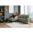 ECKSOFA  in Mikrofaser Grün  203/266 cm  - Schwarz/Grün, Design, Textil/Metall (203/266cm) - Johann Jakob